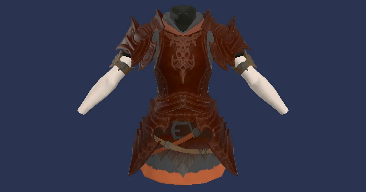 Legacy Warrior Mail - 3D render