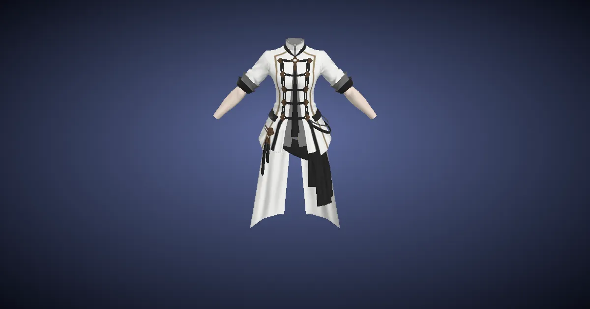 Royal Seneschal's Coat - 3D render
