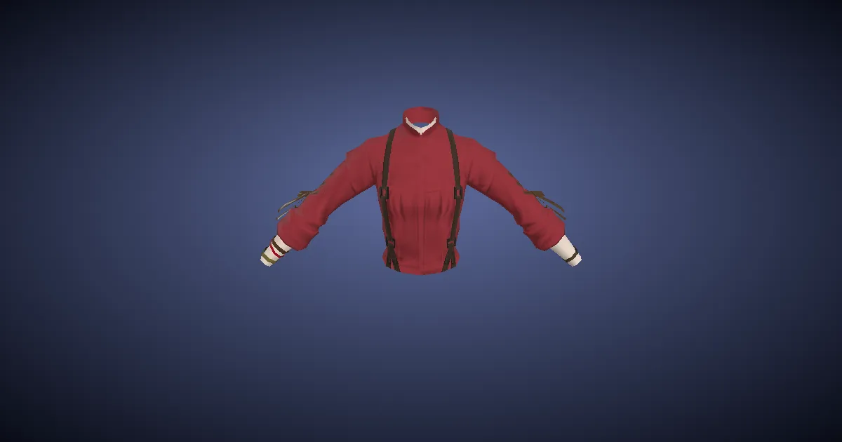 Twinsilk Suspenders - 3D render