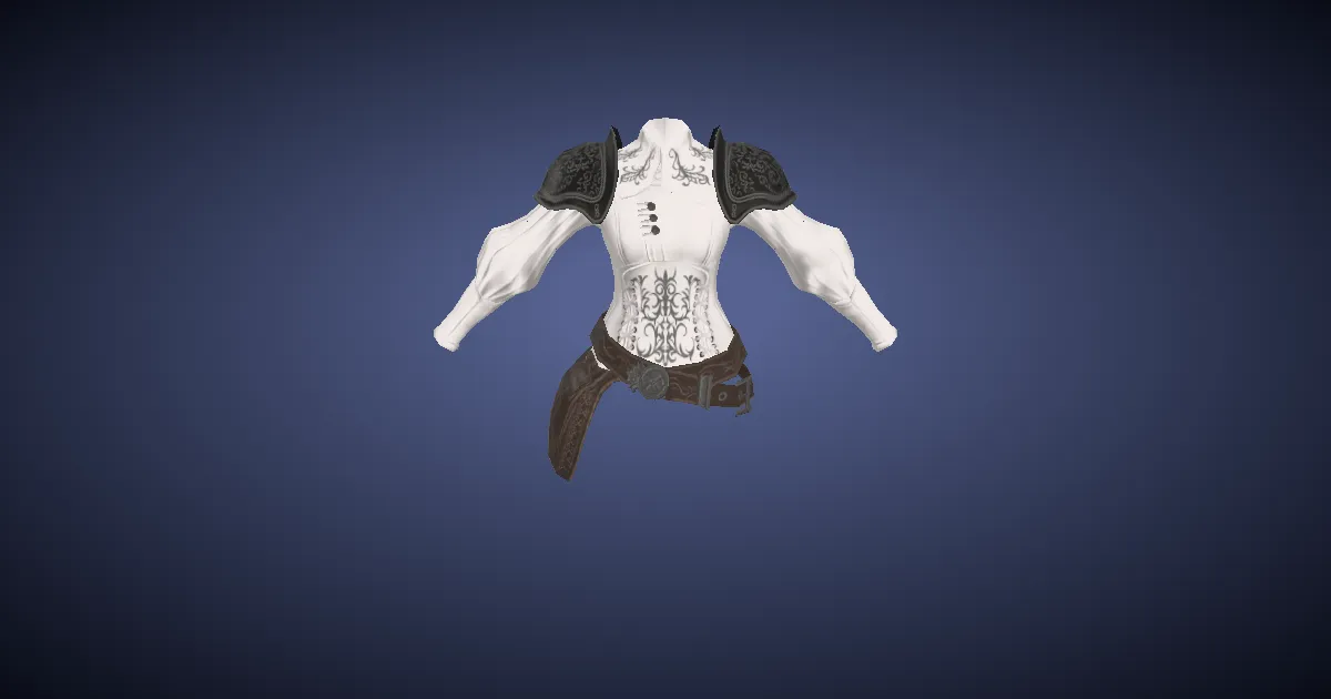 3D-Ansicht von Erbstück-Jacke der Verteidigung
