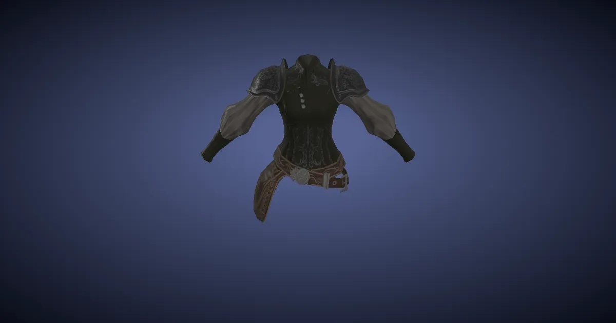 Heirloom Jacket of Maiming - 3D render