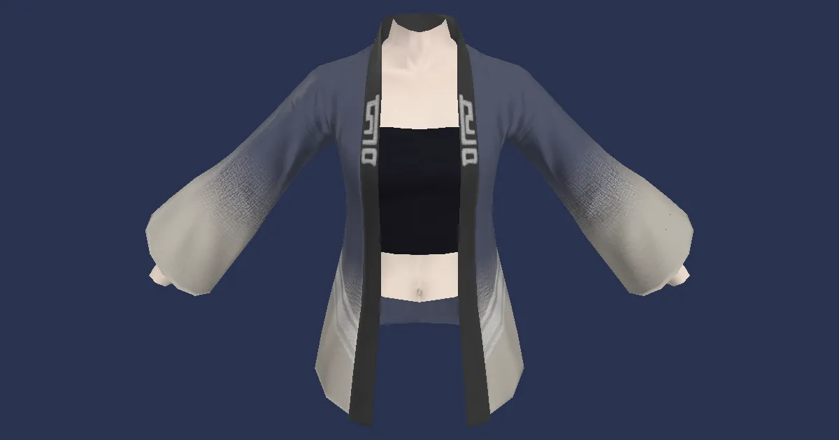 Rendu 3D de Happi noir des Feux de la Mort