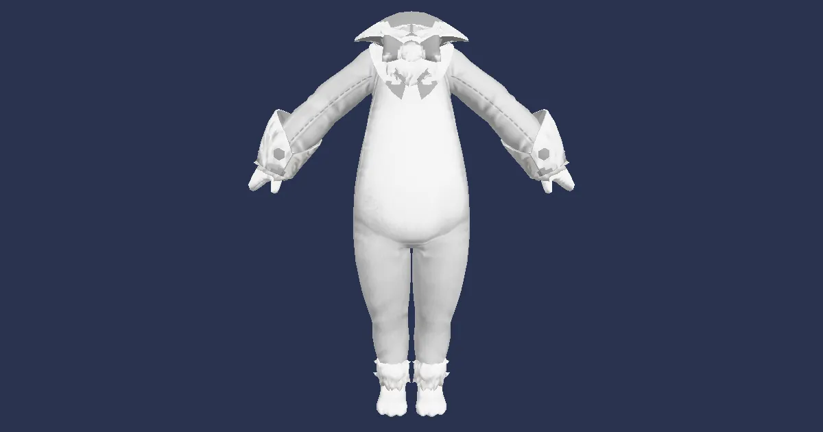 Rendu 3D de Costume de lapin