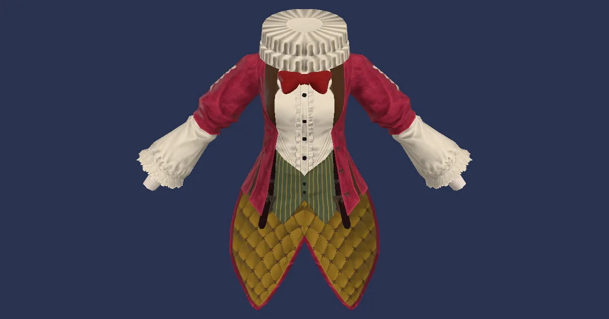 3D-Ansicht von Clownshemd