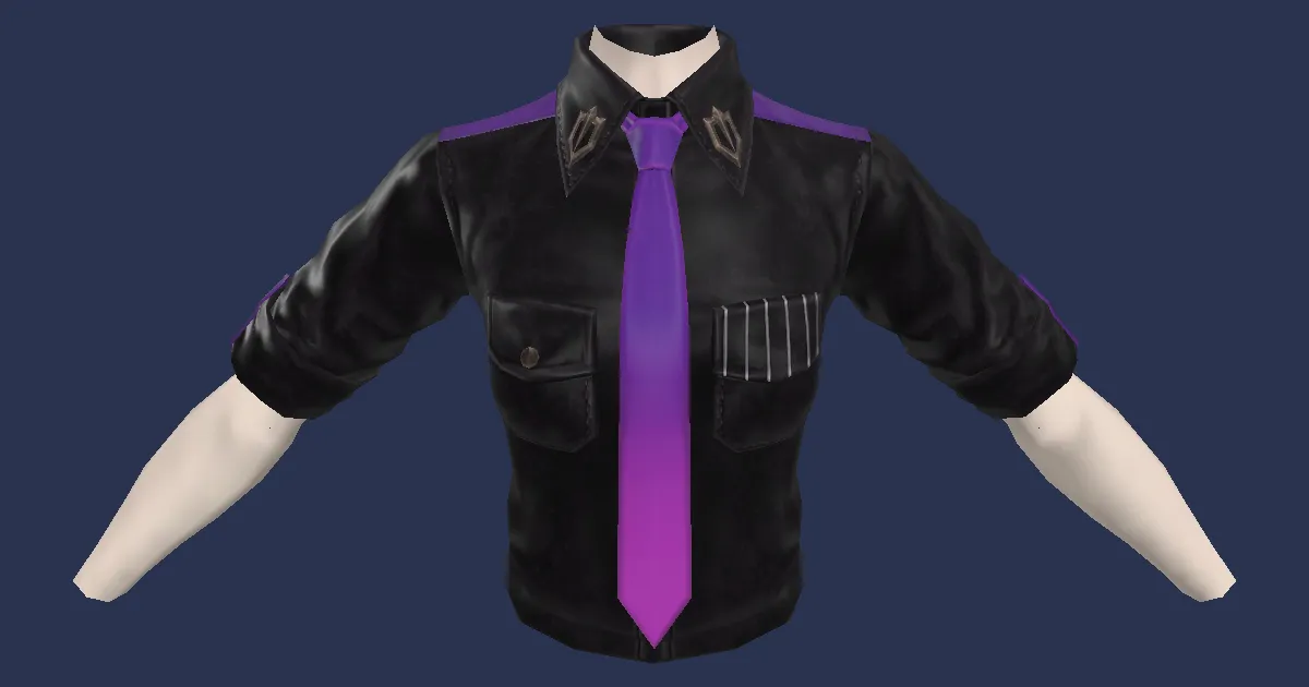 Rendu 3D de Chemise du diable nocturne