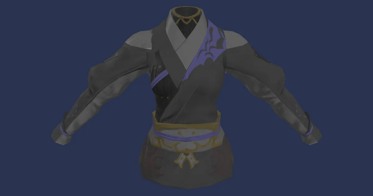 Rainbow Shirt of Scouting - 3D render