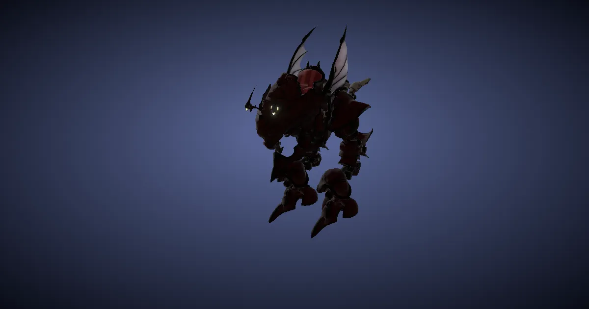 Gilded magitek armor in 3D
