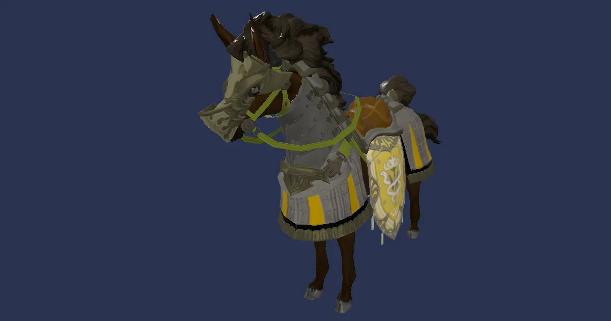 Serpent warsteed in 3D