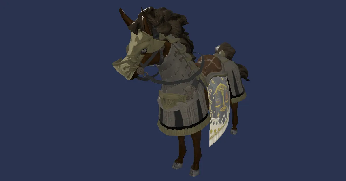 Legionsschlachtross in 3D