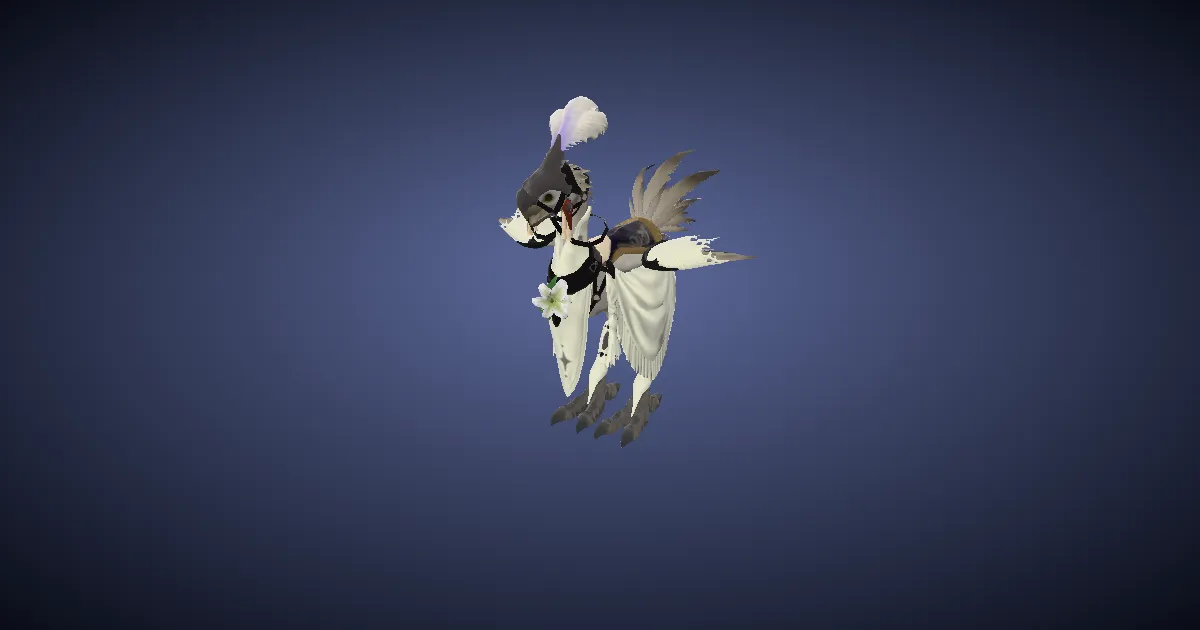 Ceremony chocobo in 3D