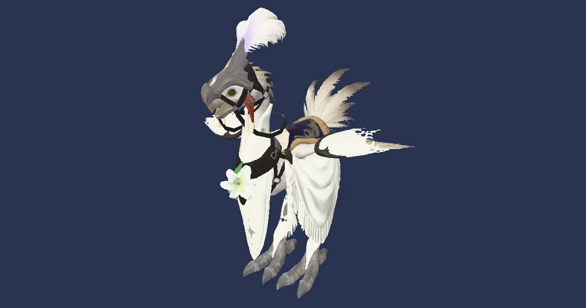 Ceremony chocobo in 3D