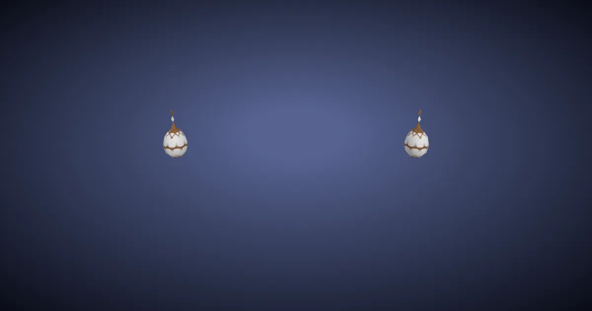 Rendu 3D de Bouclœufs d'oreilles immaculées