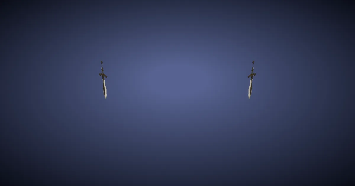 Hematite Earrings of Casting - 3D render