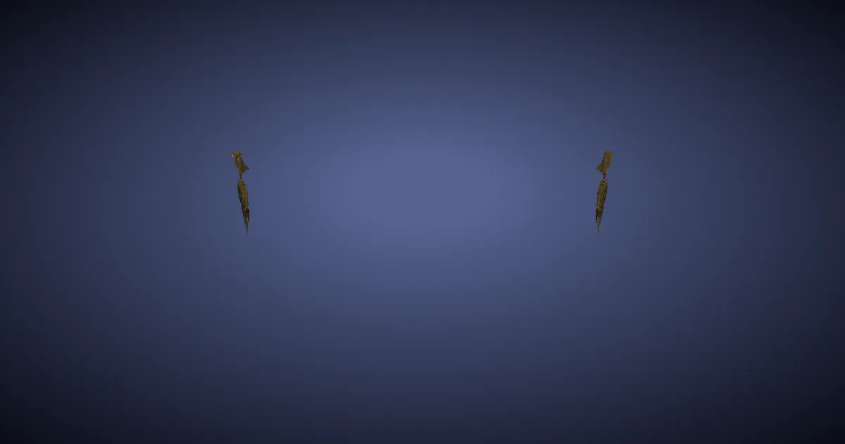 Rendu 3D de Boucles d'oreilles d'attaquant en quartz étoilé