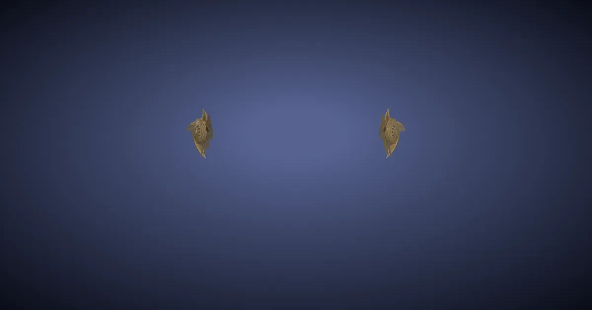 Immaculate Ear Cuffs of Casting - 3D render