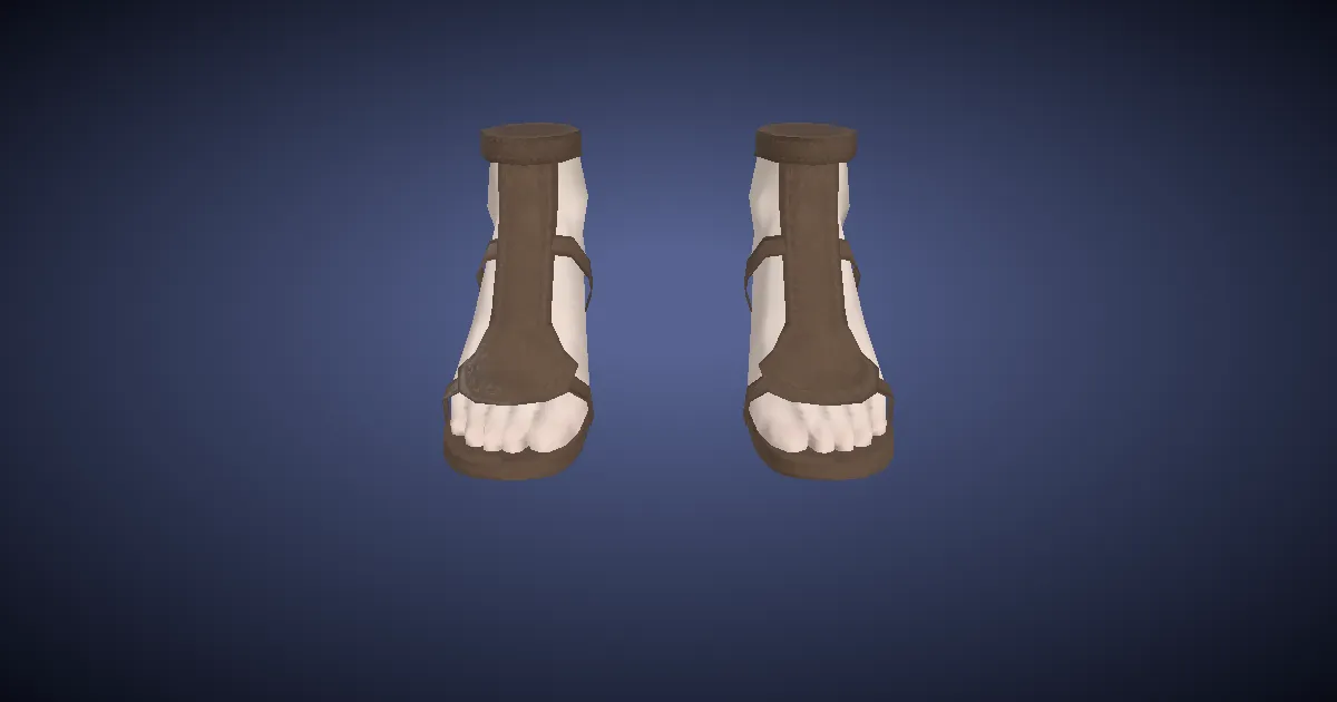 Rendu 3D de Sandales