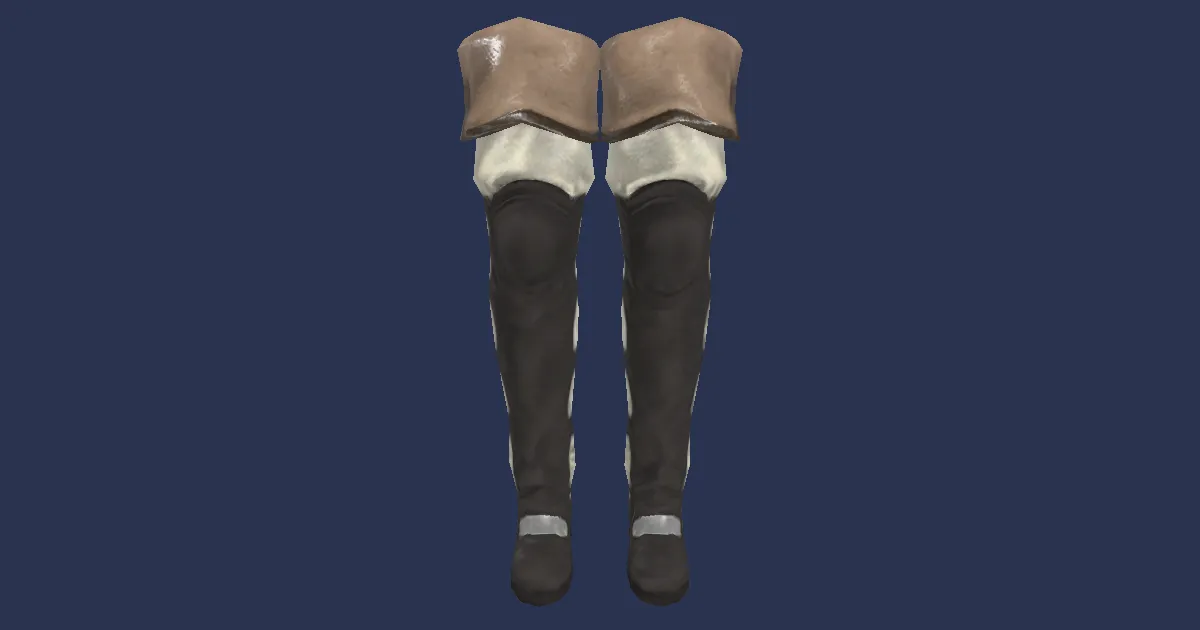 Amateur's Thighboots - 3D render