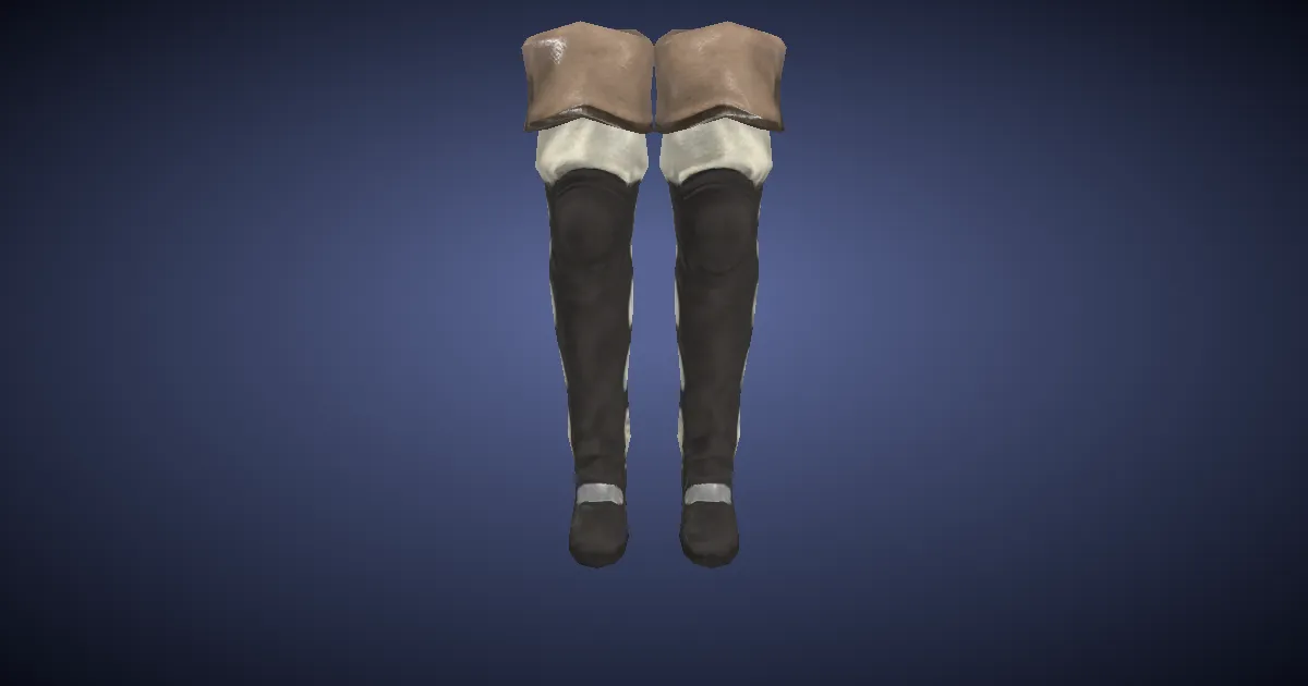 Amateur's Thighboots - 3D render