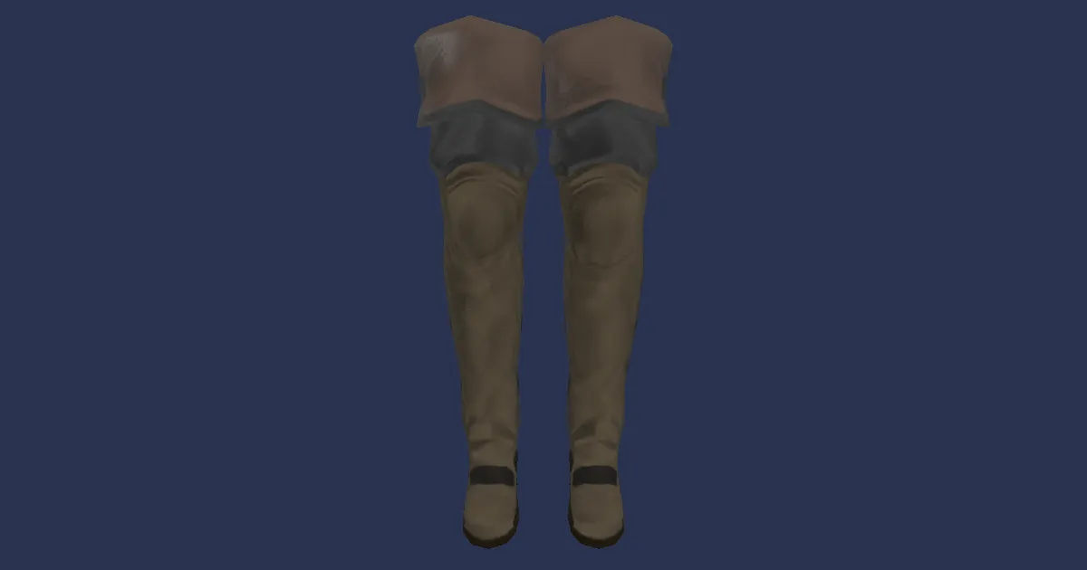 Altered Thighboots - 3D render