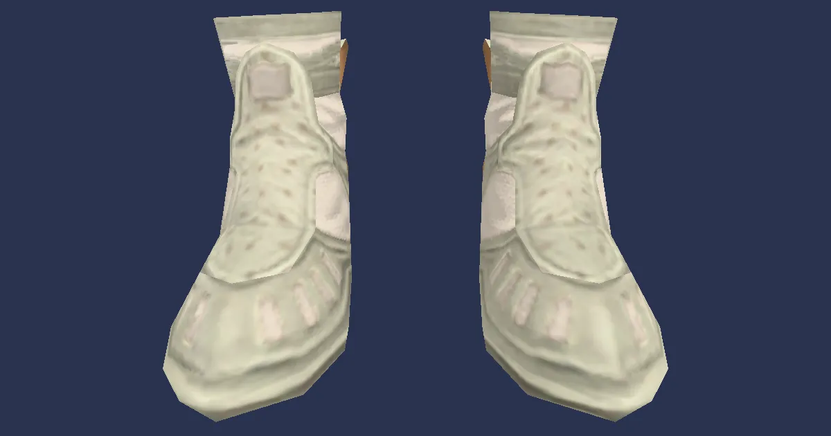 Padded Leather Duckbills - 3D render