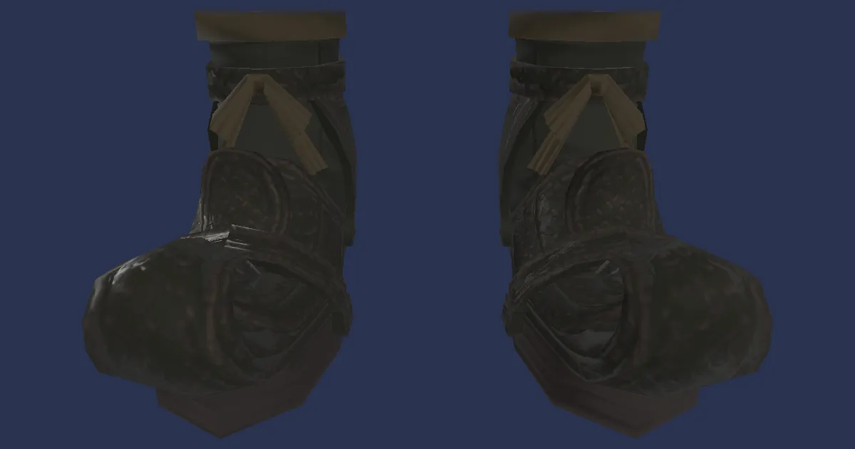 Artisan's Pattens - 3D render