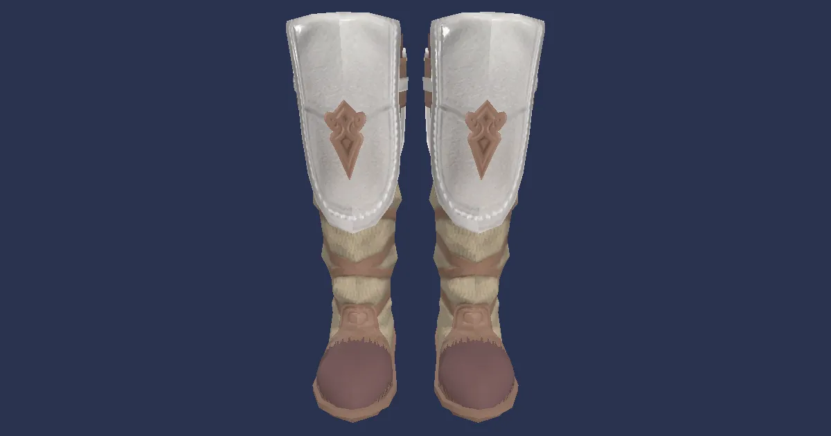 Leather Boots - 3D render