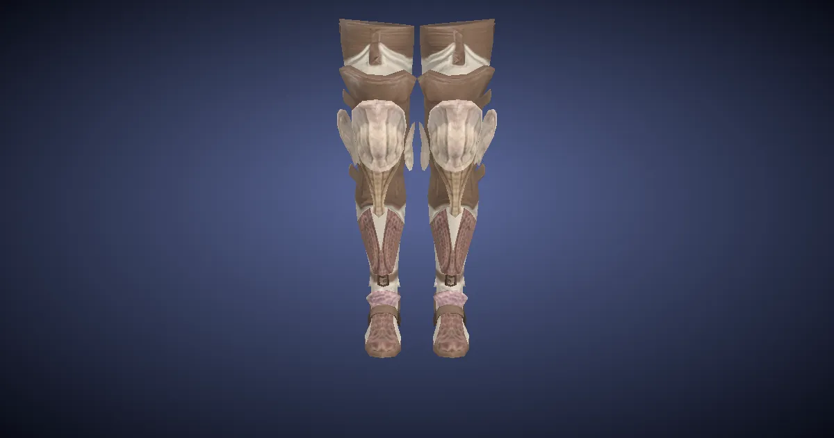 Goatskin Leggings - 3D render