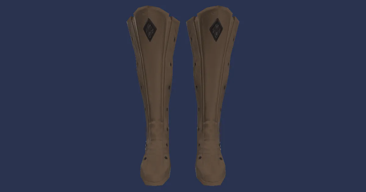 3D-Ansicht von Dodo-Stiefel