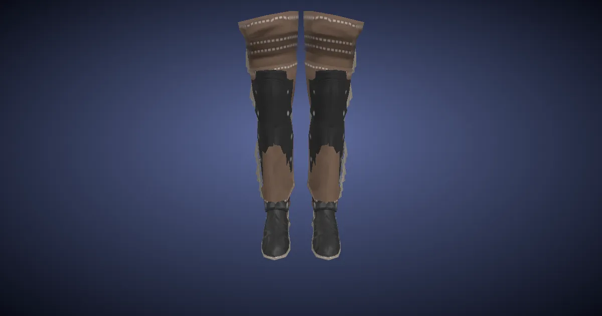 Leather Jackboots - 3D render