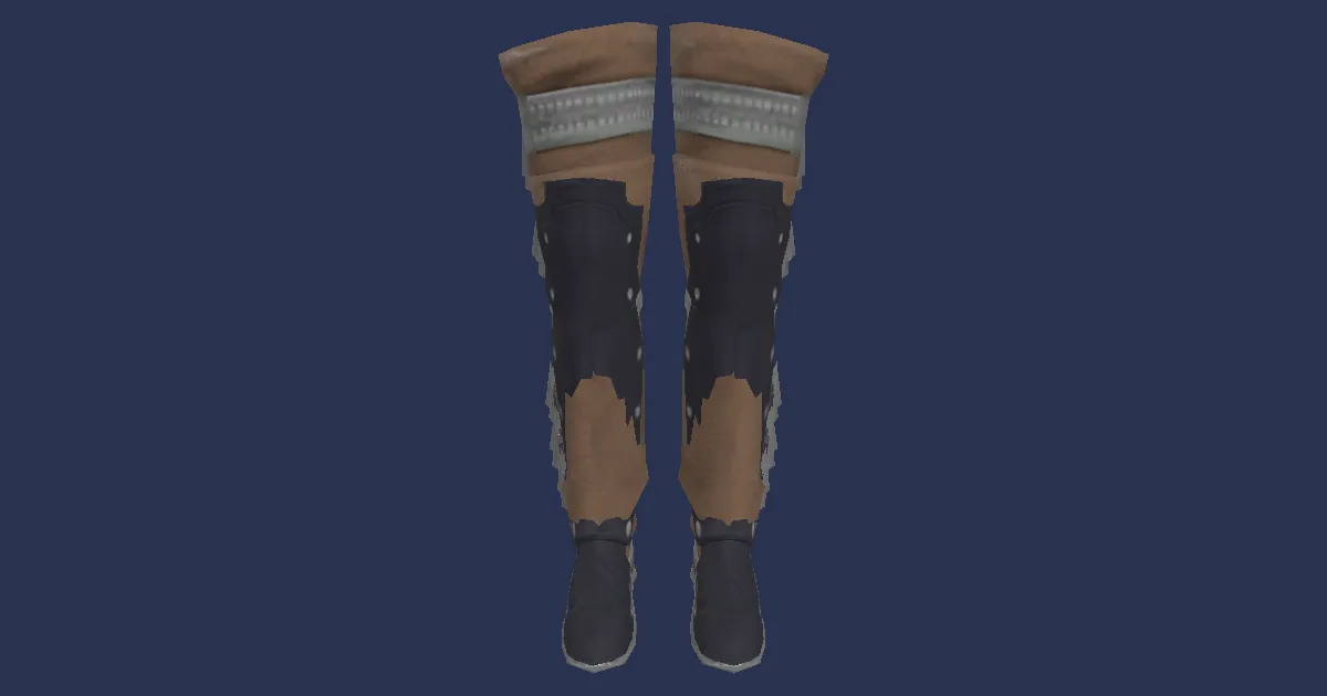 Iron-plated Jackboots - 3D render