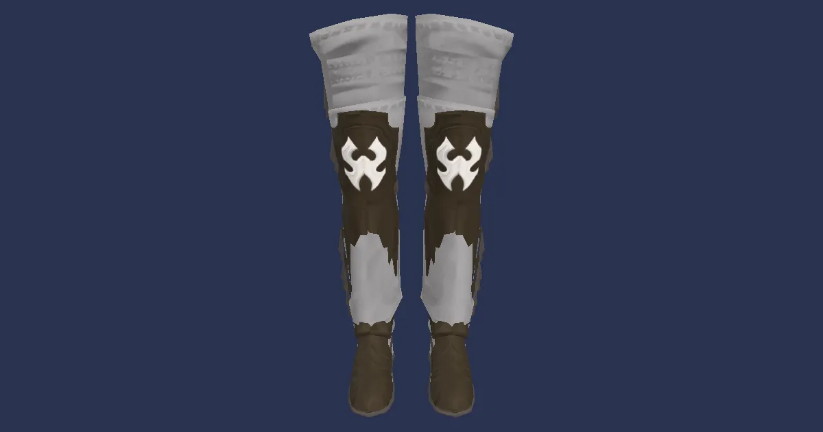 Archaeoskin Jackboots of Crafting - 3D render