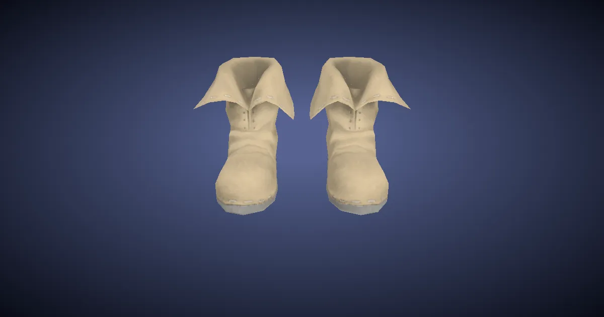 Leather Shoes - 3D render