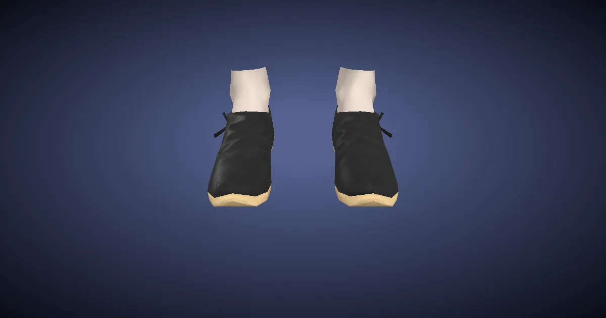 Goatskin Espadrilles - 3D render