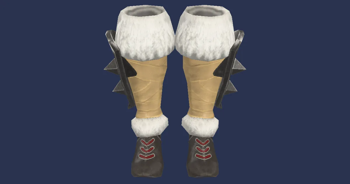 Fighter's Jackboots - 3D render