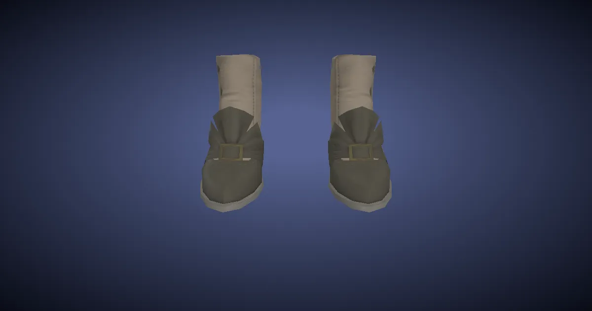 Linen Gaiters - 3D render
