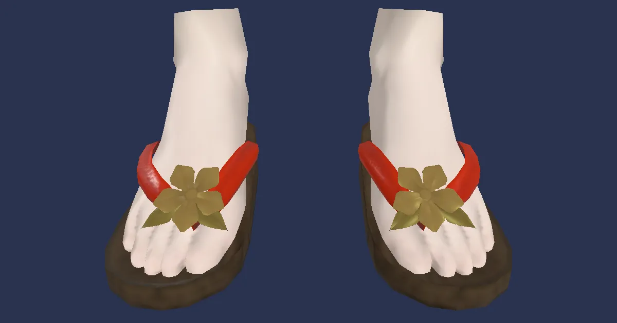 Lady's Clogs - 3D render