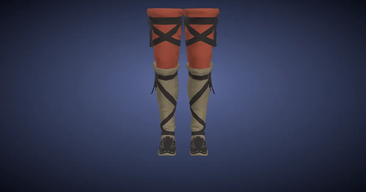 Rendu 3D de Bottes de travail de botaniste
