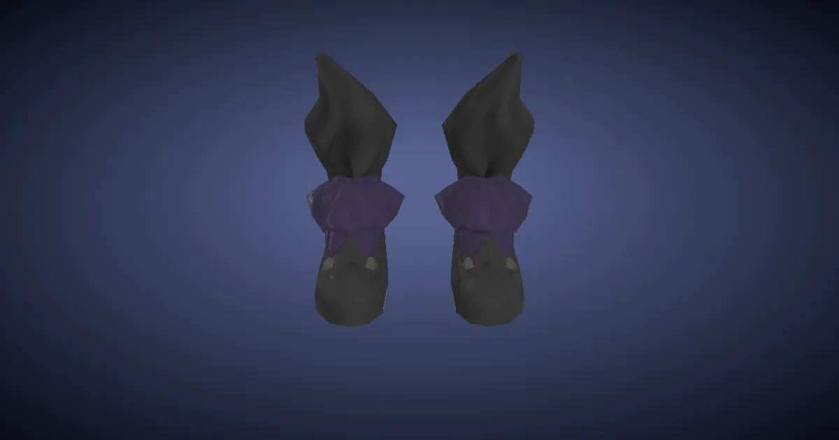Serpentskin Bootlets of Casting - 3D render
