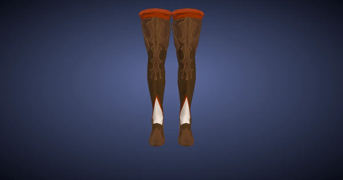 3D-Ansicht von Aurora-Stiefel