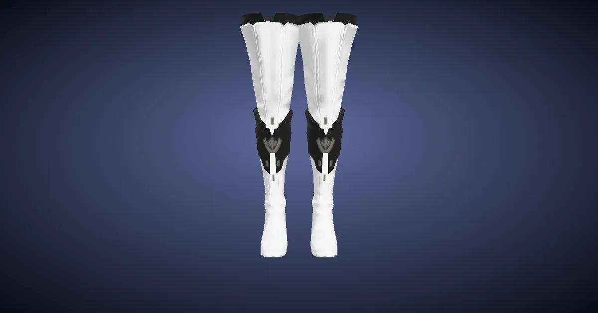3D-Ansicht von Modifizierte Garlond-Kniestiefel der Heilung