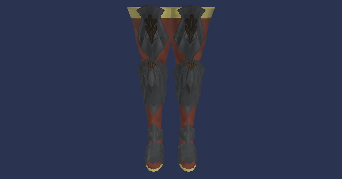 Titanium Sollerets of Maiming - 3D render