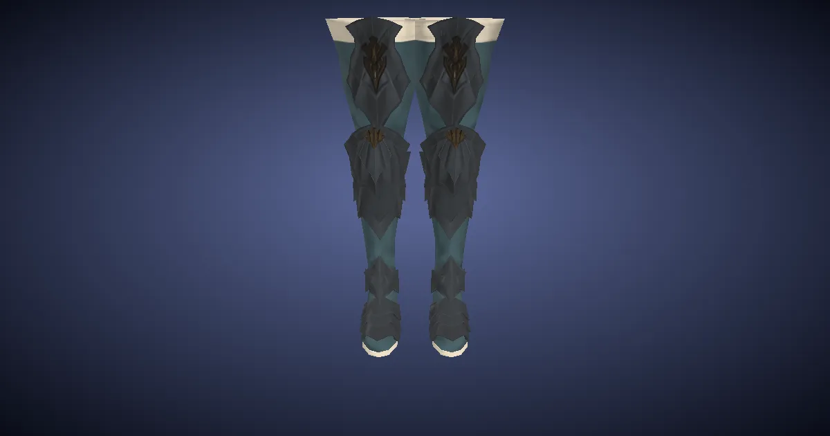 Titanium Sabatons of Scouting - 3D render