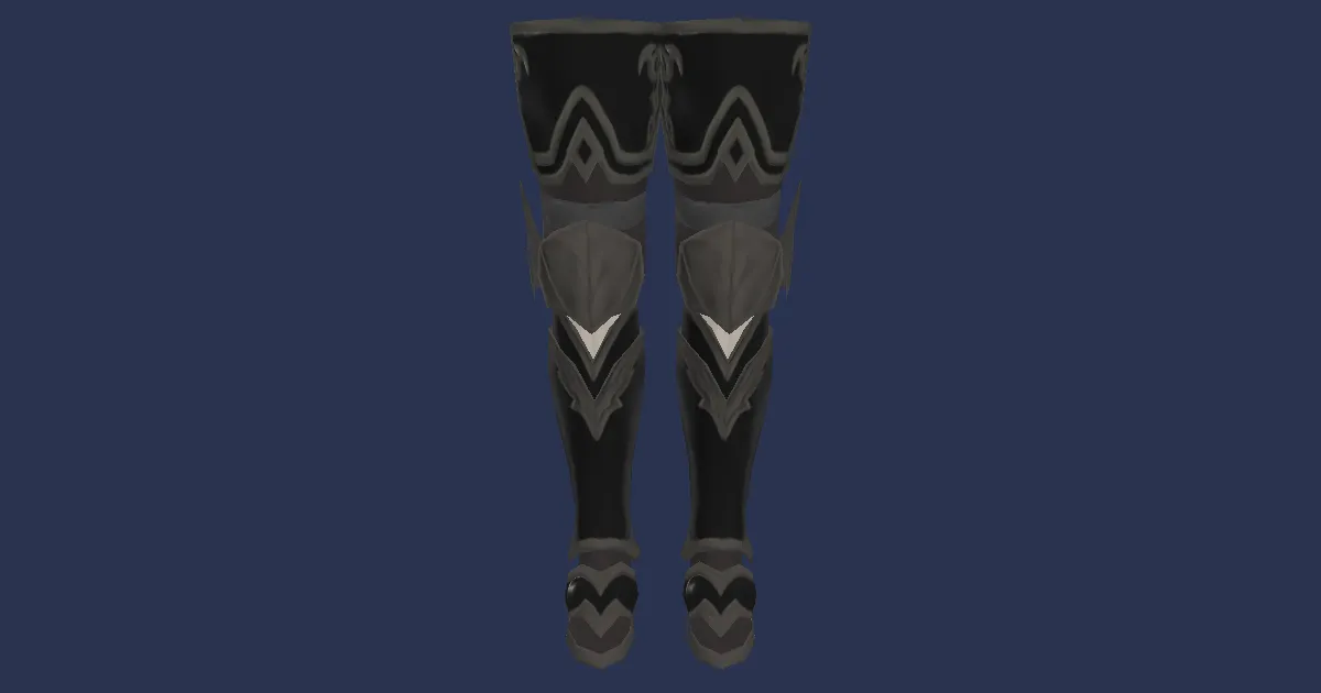 Titanium Sabatons of Maiming - 3D render