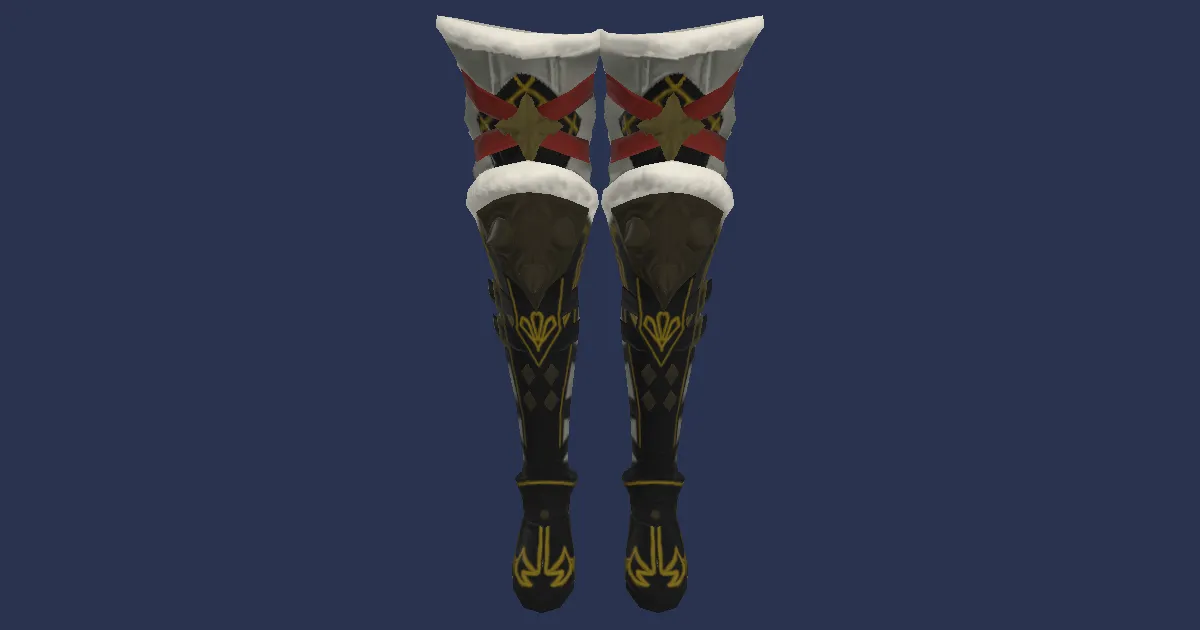 3D-Ansicht von Dhalmelleder-Stiefel des Schlagens