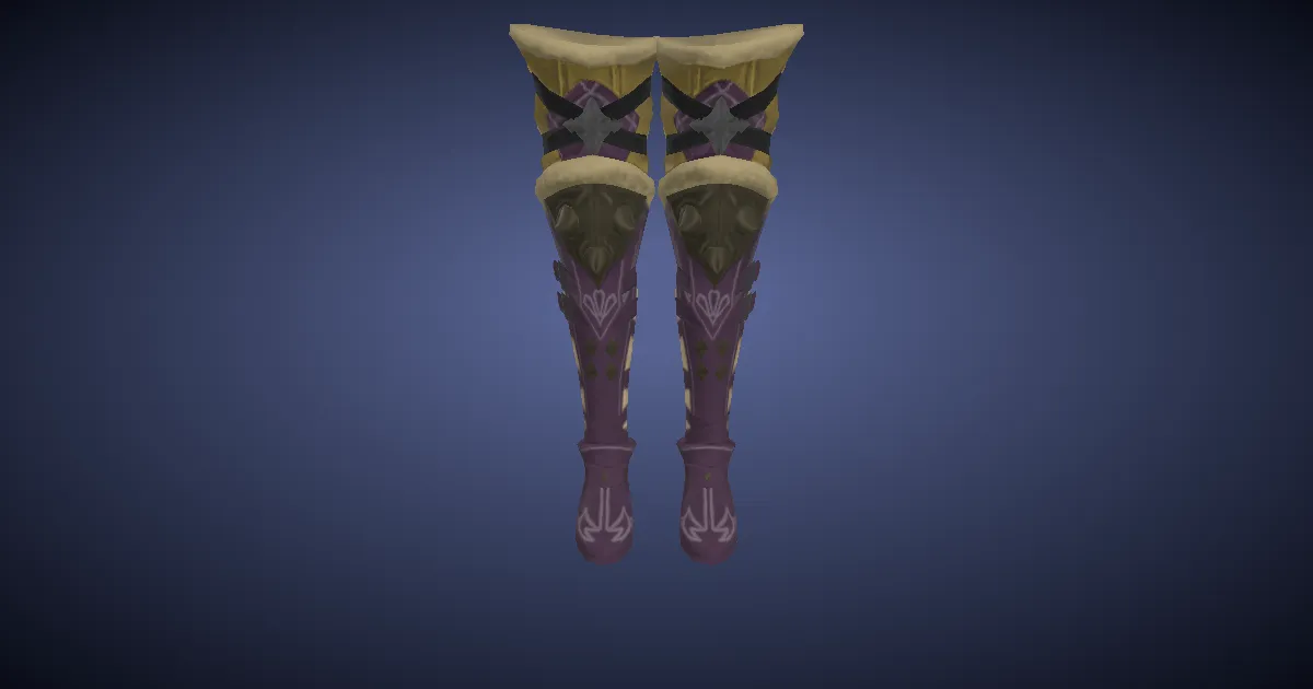 Dhalmelskin Leggings of Scouting - 3D render