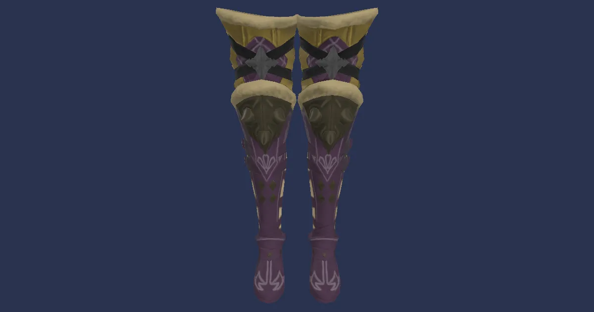 Dhalmelskin Leggings of Scouting - 3D render