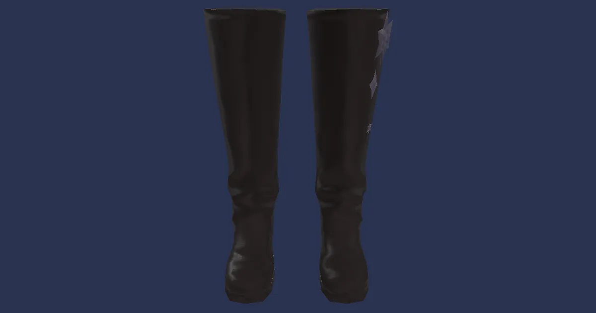Starlight Boots - 3D render