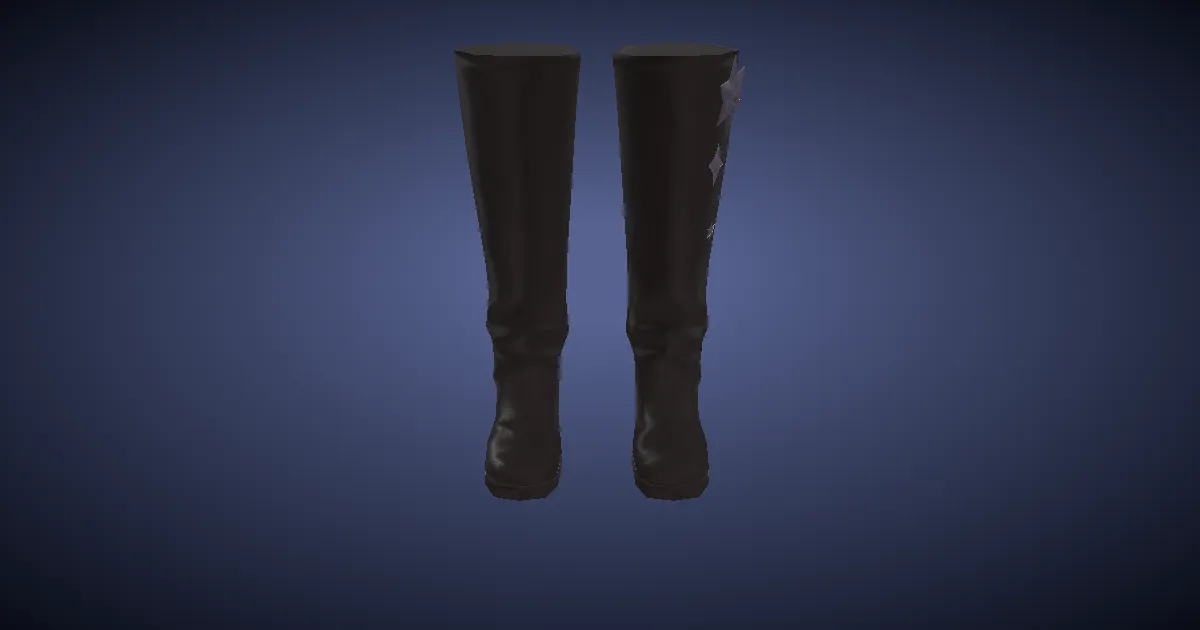 Starlight Boots - 3D render