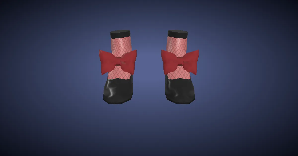 Rendu 3D de Escarpins de lapin