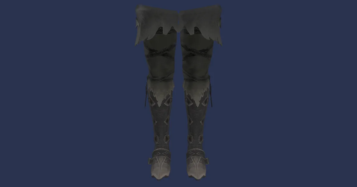3D-Ansicht von Muzhik-Stiefel